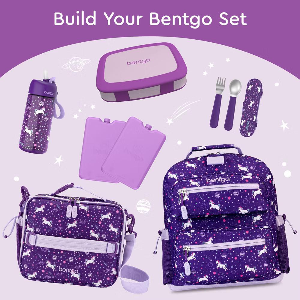 Kids' Brights Leakproof, 5 Compartment Bento-Style Kids' Lunch Box - Image 13