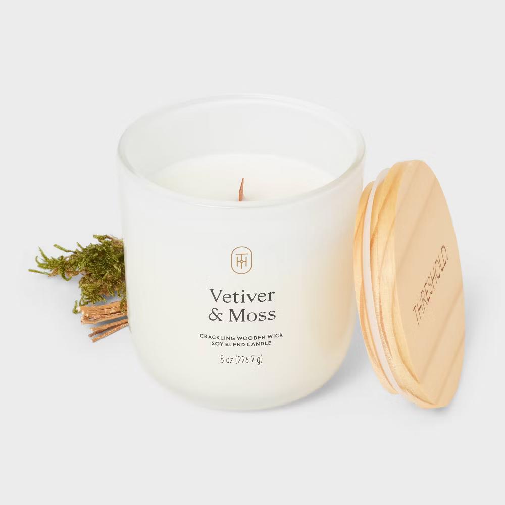 Glass Wooden Wick Jar Candle - Image 39