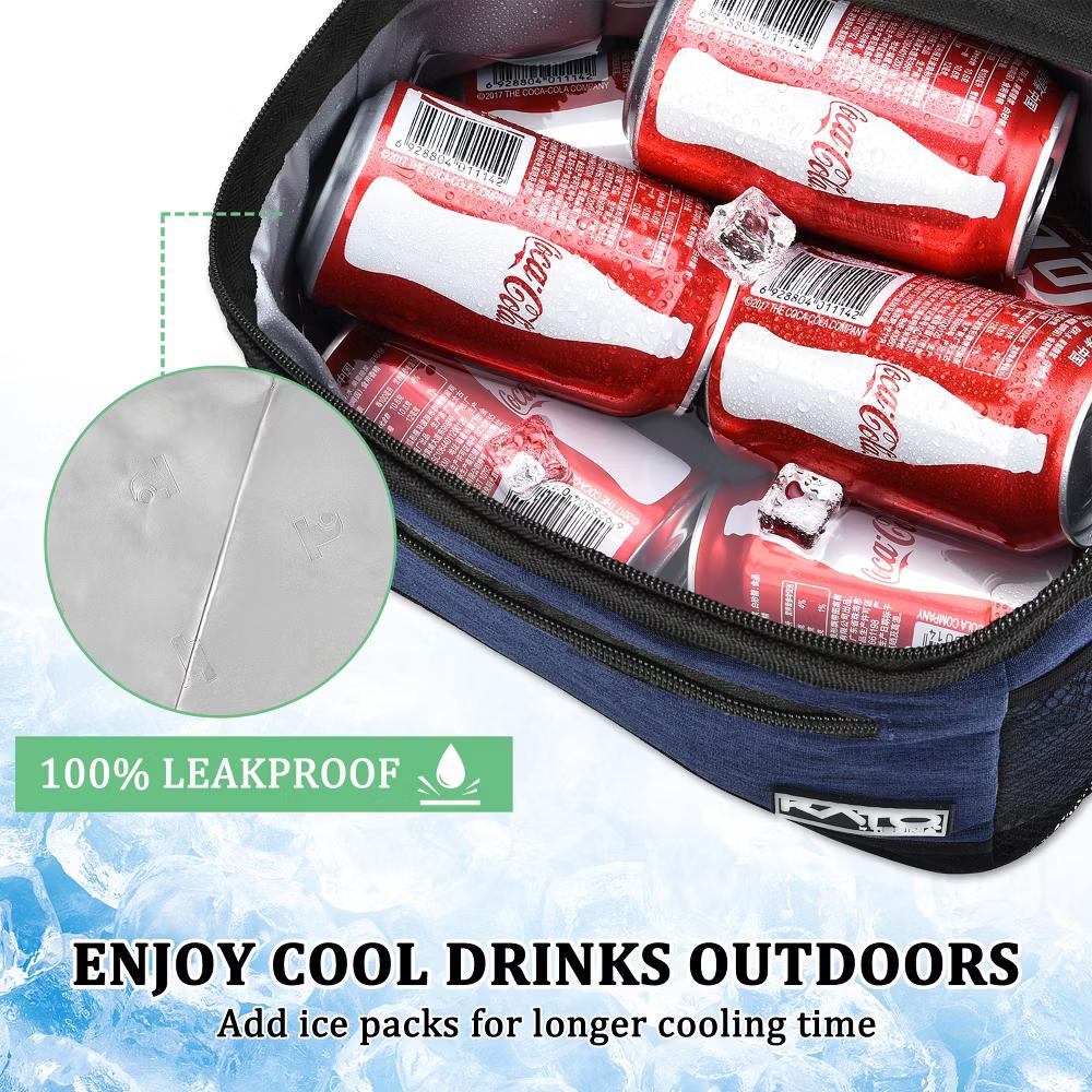Insulated Small Lunch Bag for Adult Kid, Leakproof Reusable Lunch Cooler Bag with Adjustable Shoulder Strap, Kids Portable Lunch Box - Image 14