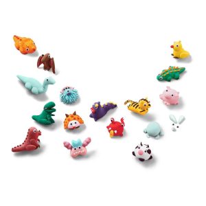 Clay Character Plastic Bucket Kit - DIY Art Kit for Kids, Includes Clay, Tools, Ages 4+