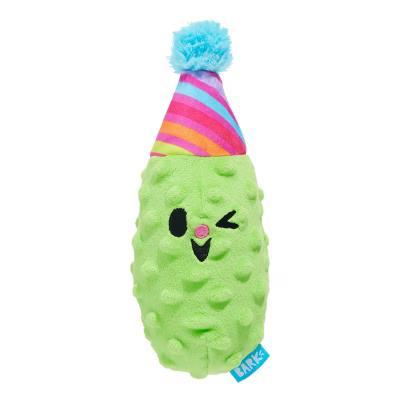Party Pickle Phil Dog Toy: Squeaks, For All Sizes, Food Shaped, Cuddle - Image 3