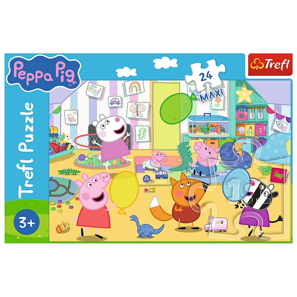 Kids 24 Maxi Beautiful Peppa Jigsaw Puzzle - Image 3