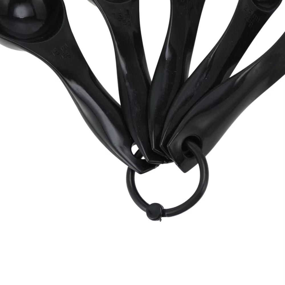 Measuring Cups Round Handle Measuring Spoon Set 5-Piece Dishwasher Safe PP 1 Set - Image 5