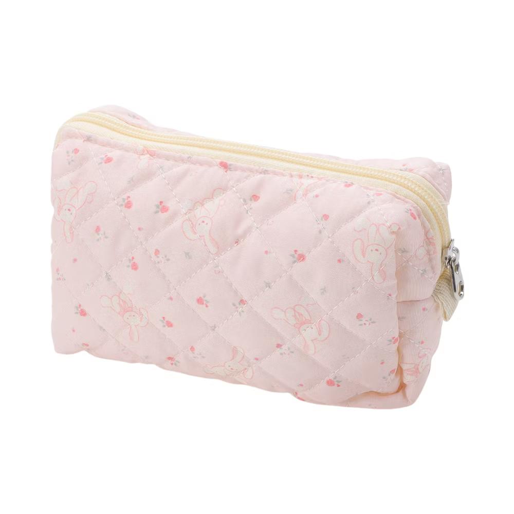Long-Eared Rabbit Makeup Bag Pink 1 Pc