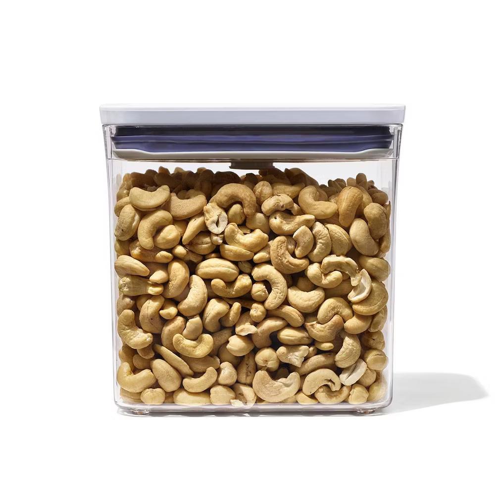 POP 1.7qt Plastic Rectangle Tall Airtight Food Storage Container Clear: Dishwasher-Safe Pantry Organizer - Image 3