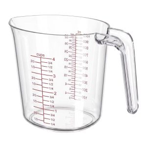 Measuring Cup, Liquid PS Material Measuring Cup for Measuring and Pouring without Spilling