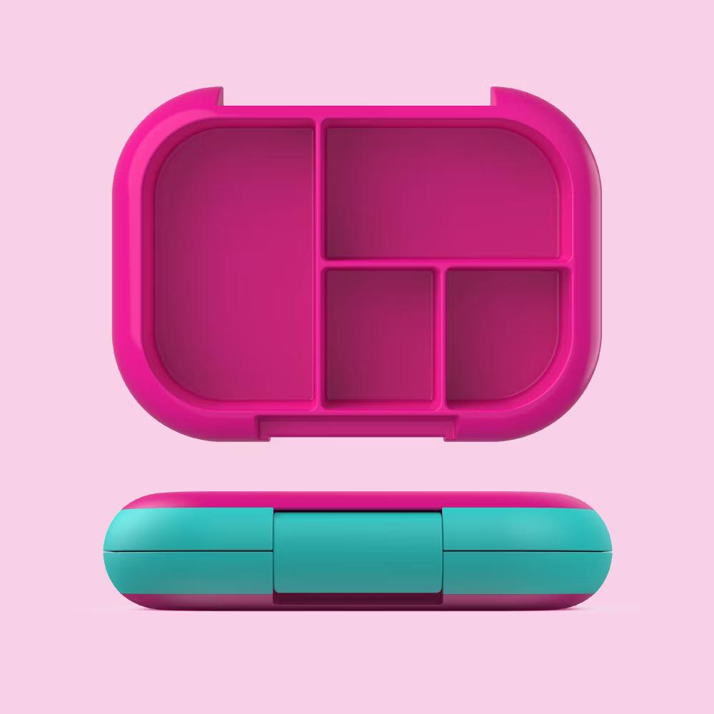 Kids' Chill Lunch Box, Bento-Style Solution, 4 Compartments & Removable Ice Pack