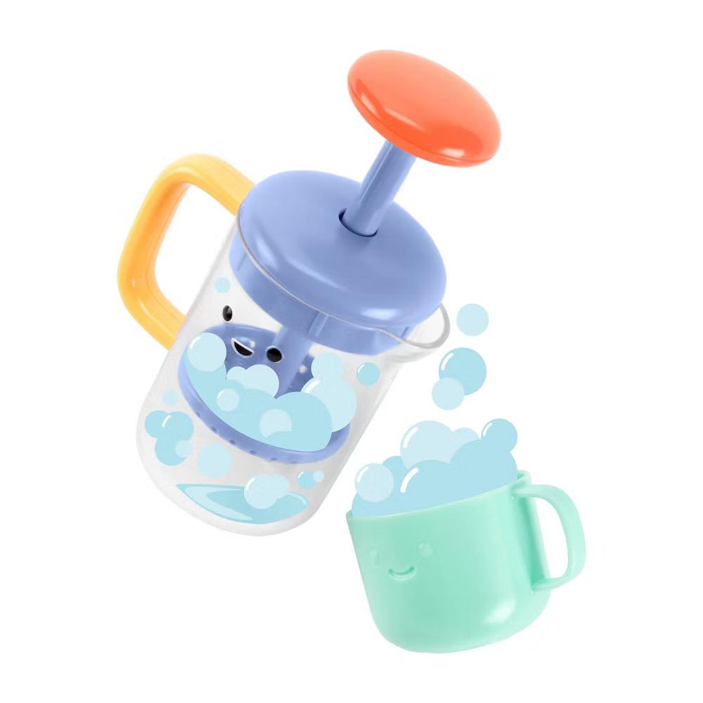Tub-to-Table Sensory Development Baby Bath Toy Set - Cafe Bubble & Foam: Emotional Development, 3 Pieces - Image 6