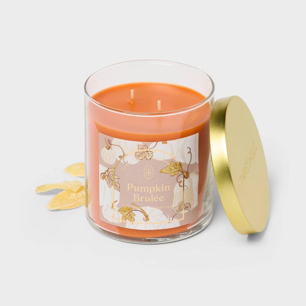 2 Wick Glass Jar Candle with Lid 15.1oz - Image 35