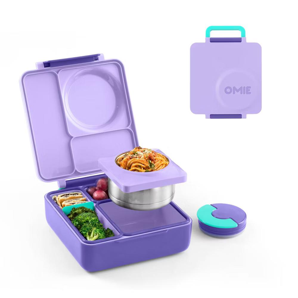 OMIEBox Insulated Bento Lunch Box with Leakproof Thermos Food Jar 3 Compartments - Image 64