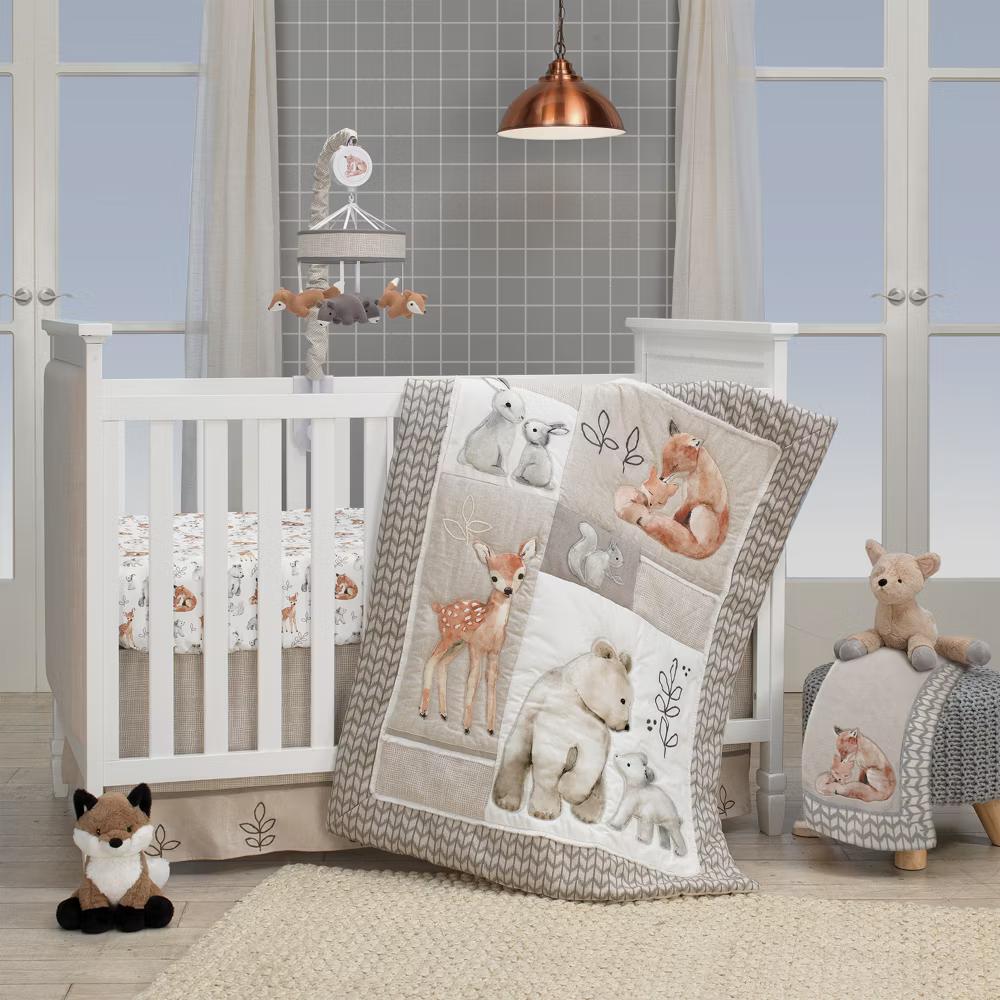 Painted Forest Brown/White Plush Fox Stuffed Animal - Knox - Image 4