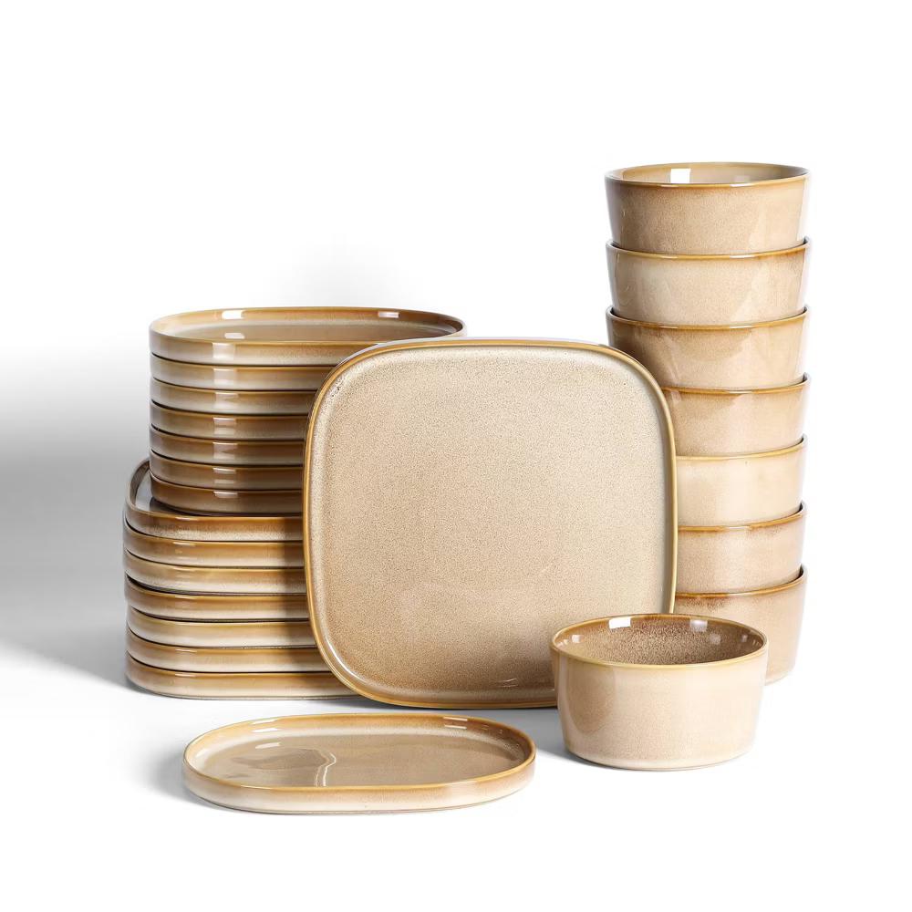 24pc Cairo Stoneware Dinnerware Set - Image 14