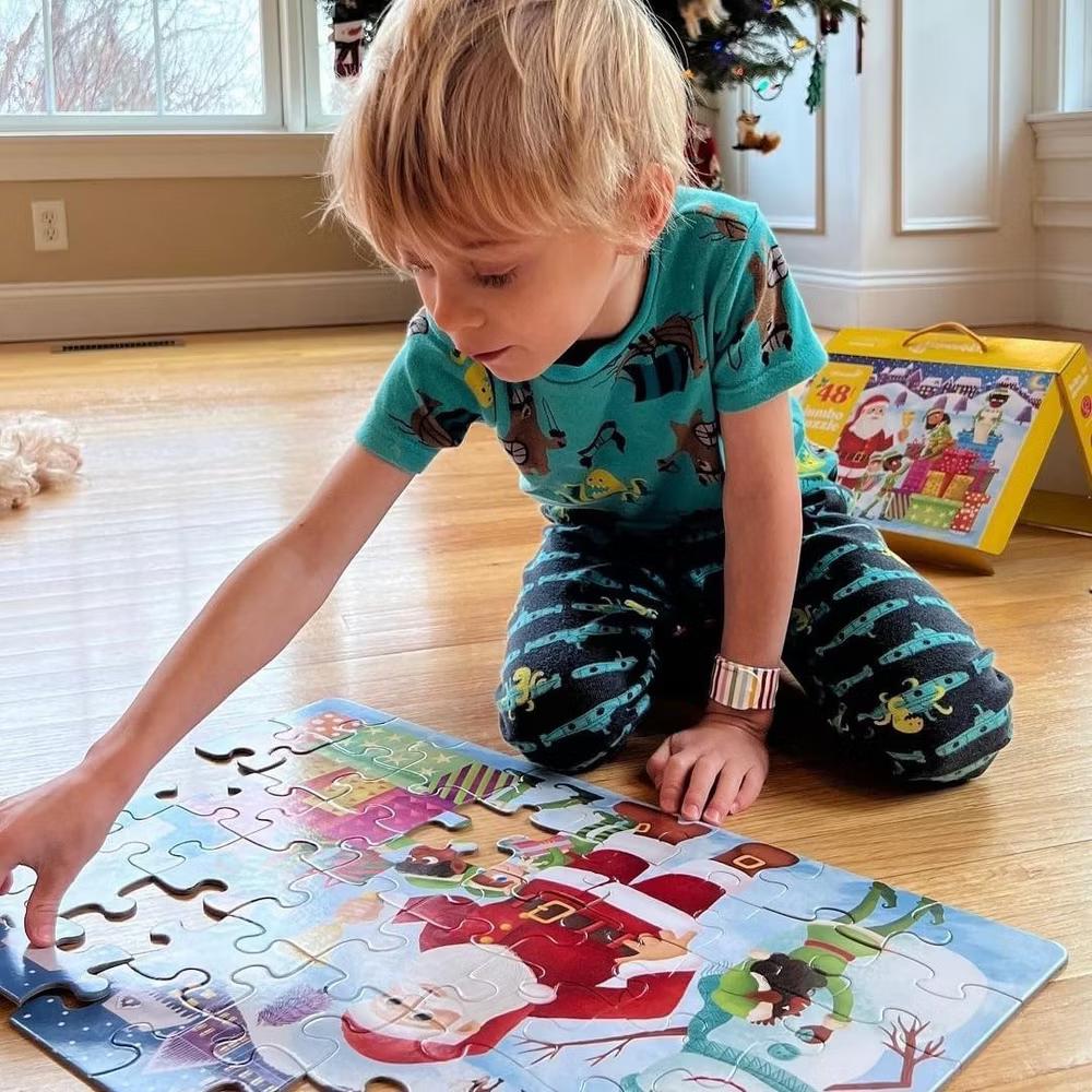 Upbounders: Santa's Helper's 48 Piece Kids Christmas Floor Puzzle - Image 3
