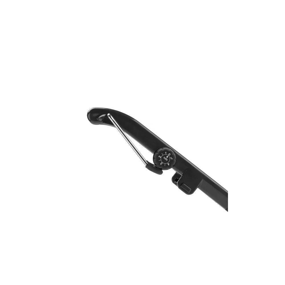 V-Blade Mandoline: Stainless Steel & Plastic Slicer, 2 Blades, Soft-Grip Handle, Freestanding, Black