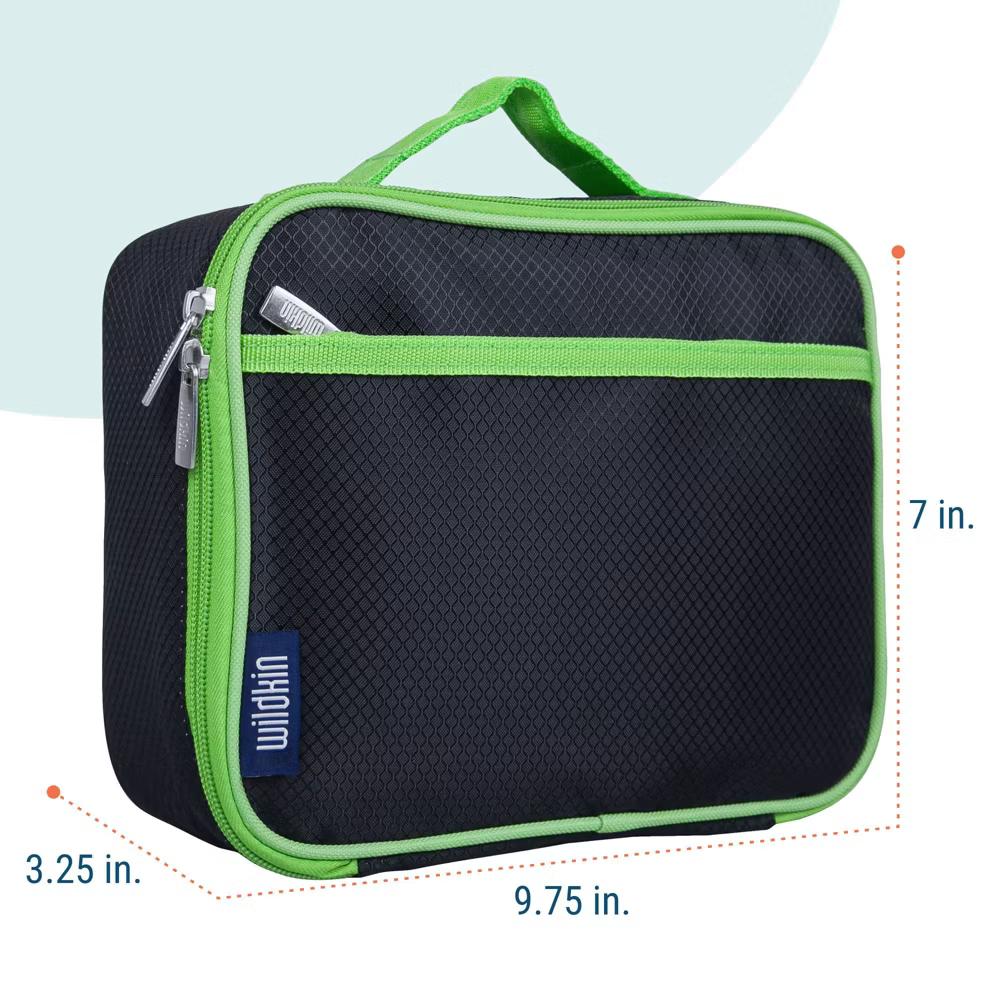 Wildkin Kids Insulated Lunch Box in Solid Colors – Durable and Reusable for School & Travel - Image 59