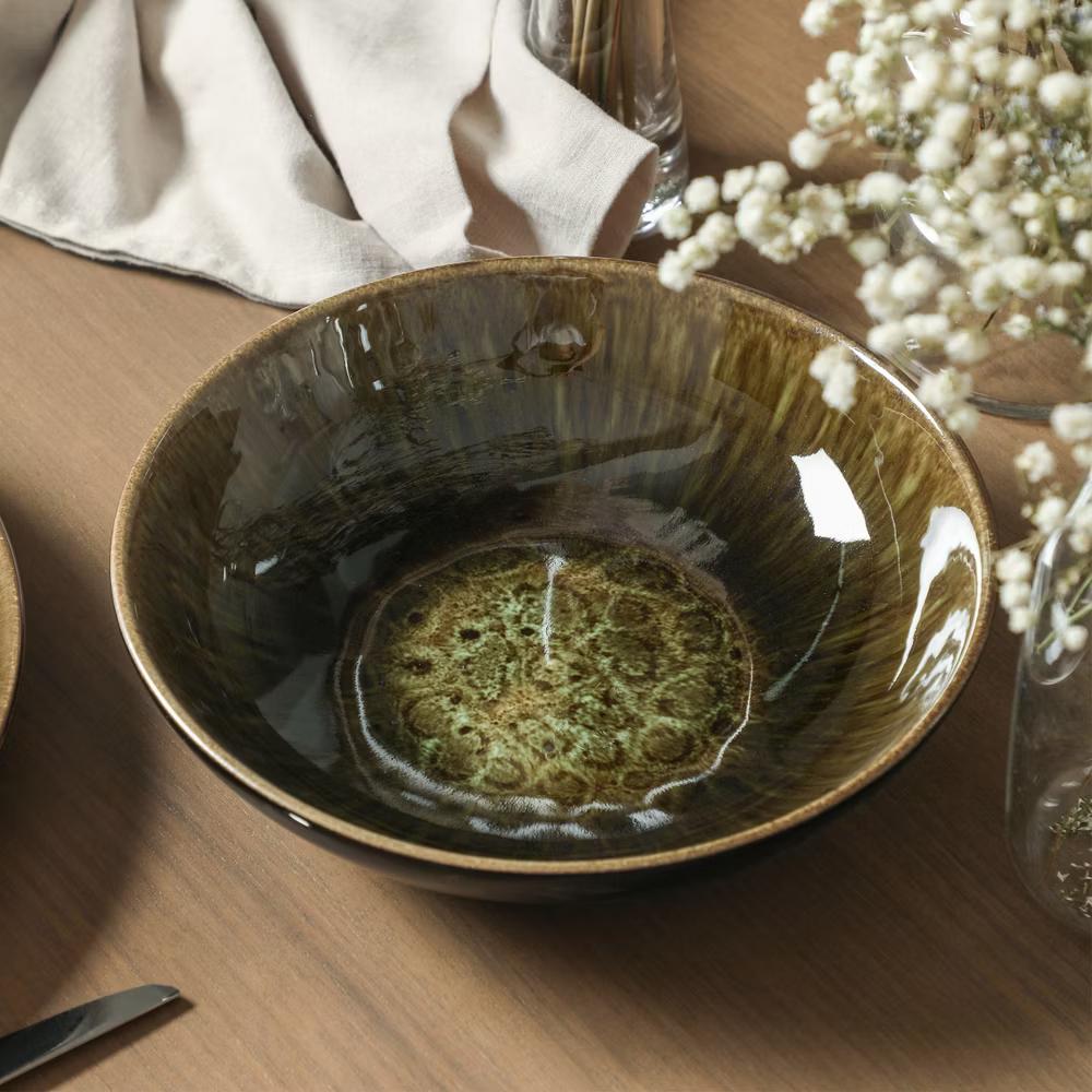 Riley 4-Piece Pasta Bowl Set Stoneware, Service for 4 - Image 5