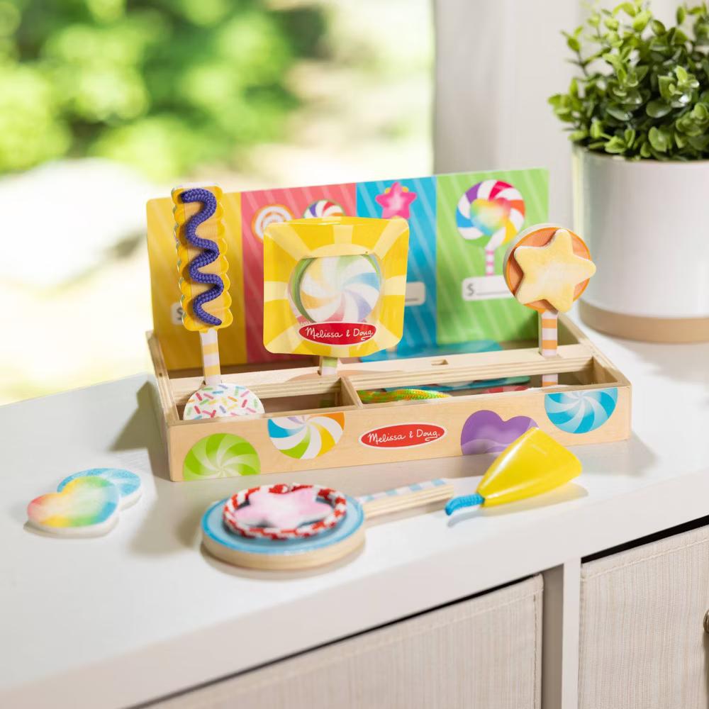 Wooden Lollipop Play Set for Preschool Girls and Boys - Image 8