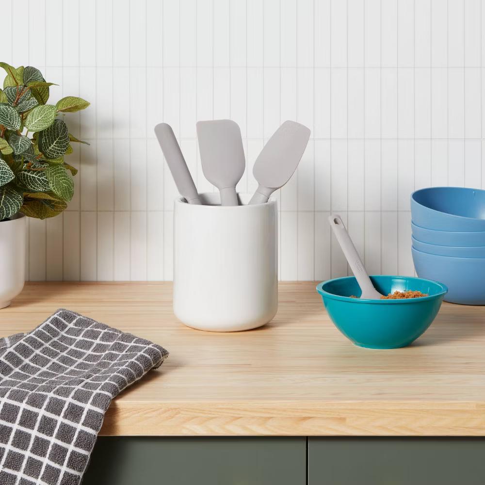 4pc Variety Spatula Set Gray - Image 3