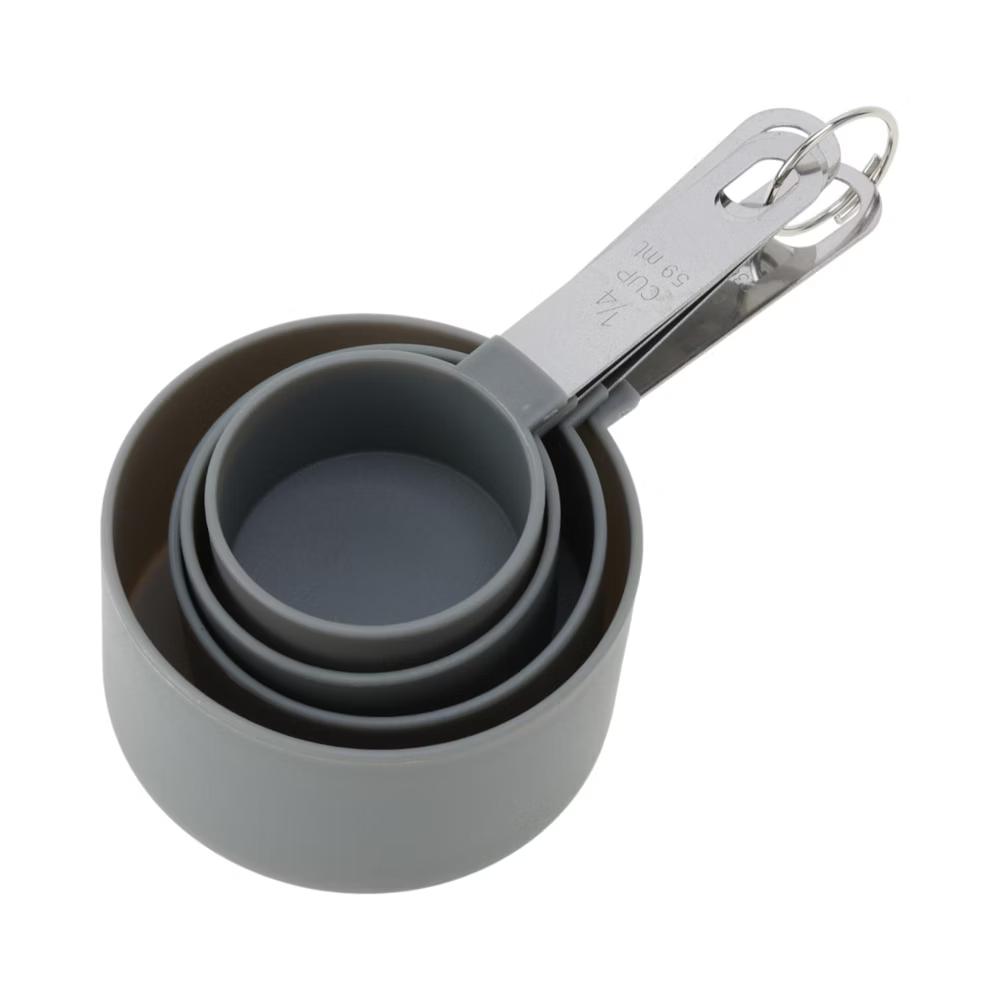 Measuring Cups 4-Piece Measuring Cup Set Dishwasher Safe Stainless Steel PP 1 Set - Image 5