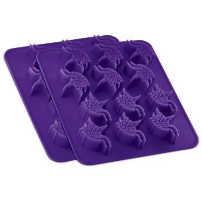 FanPans 2-Pack Team Ice Cube Trays - NFL Minnesota Vikings