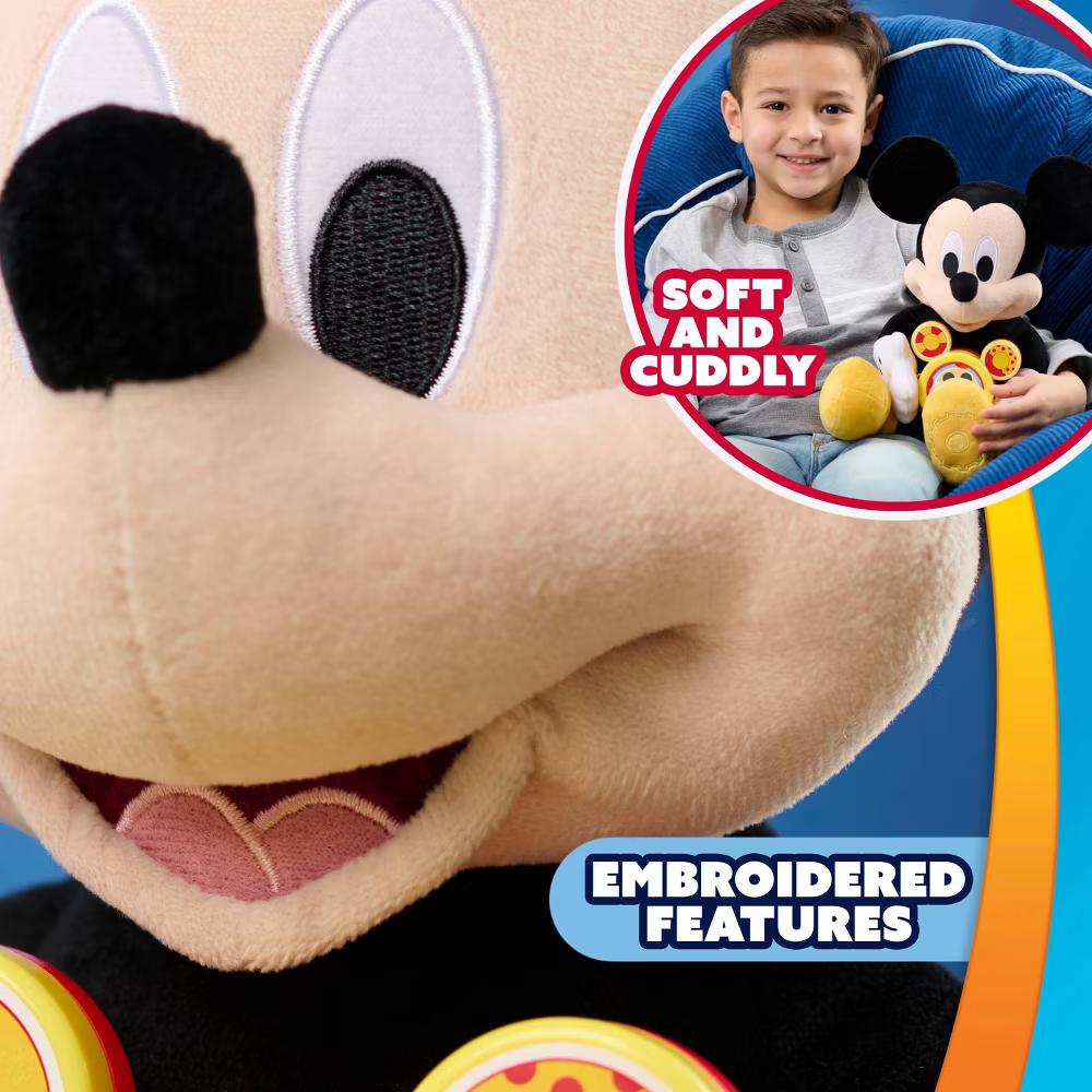 Jr. Oh Toodles! 11" Mickey Mouse Interactive Plush Toy 3 Modes of Play Ages 3 and Up - Image 8