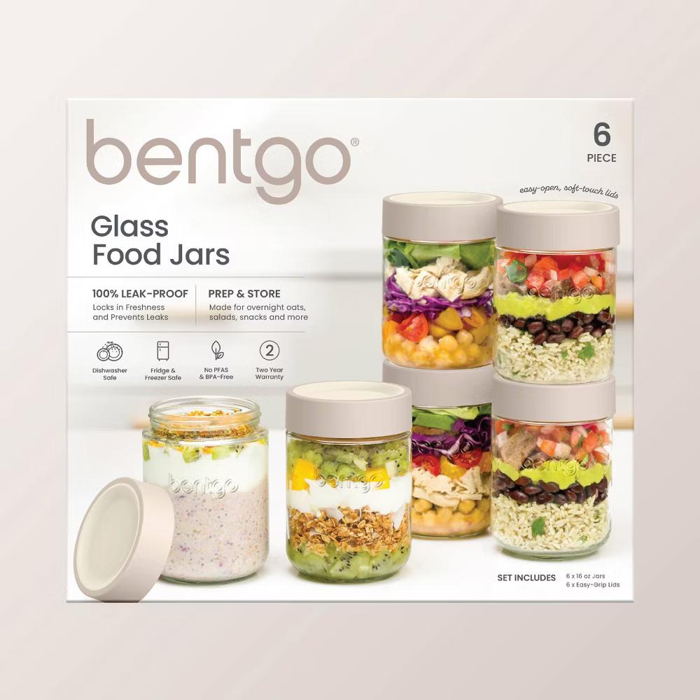 6pk 16oz Glass Food Jar - Image 3