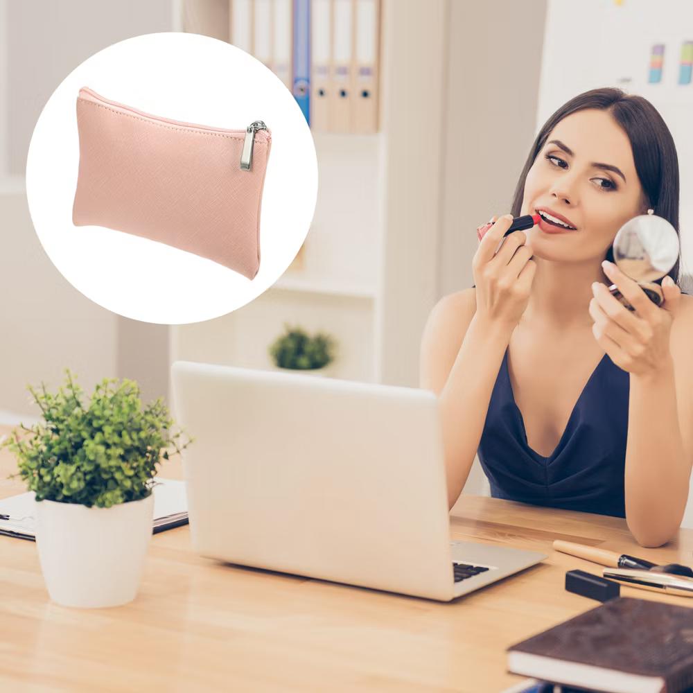 PU Leather Travel Portable Makeup Bag 1 Pc - Image 22