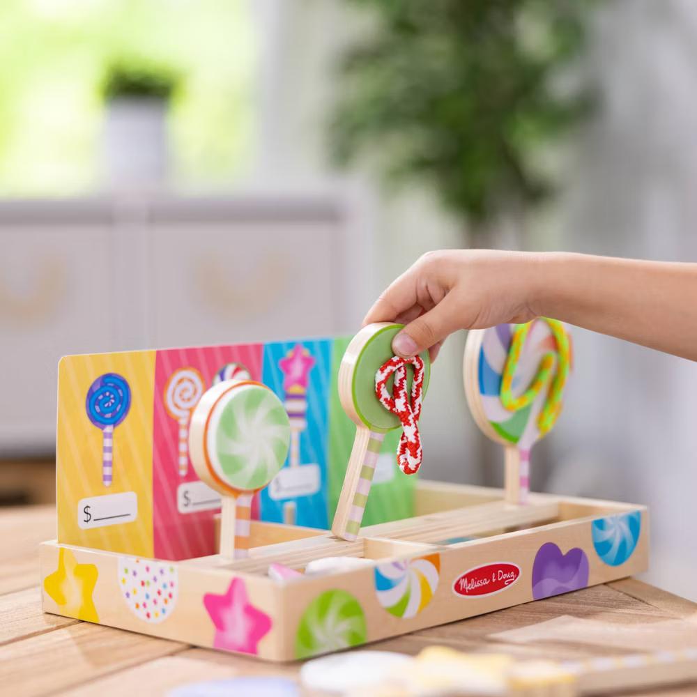 Wooden Lollipop Play Set for Preschool Girls and Boys - Image 6