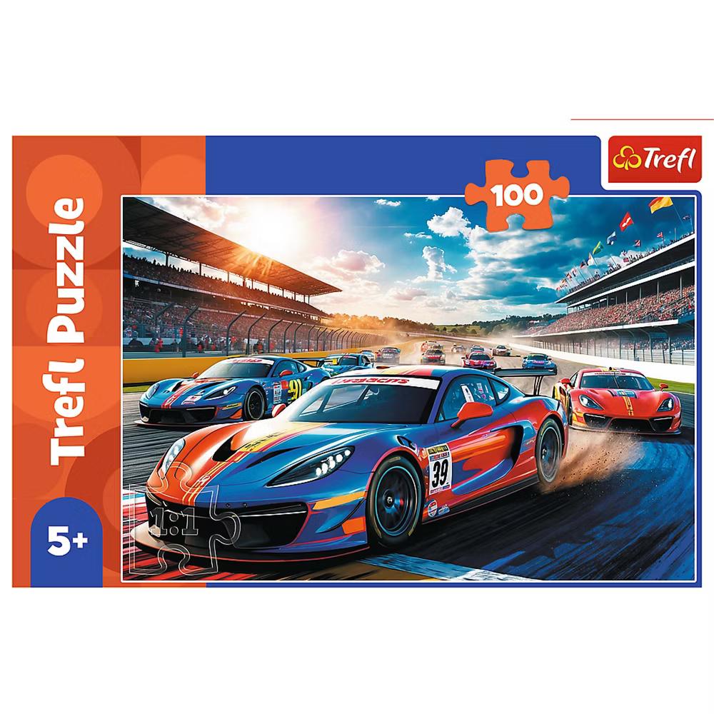 Kids Fast Racer 100 Piece Puzzle - Image 3