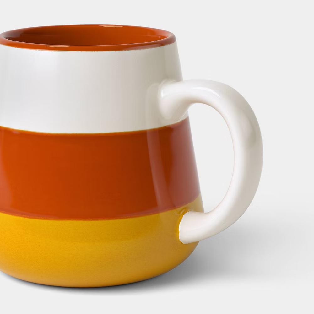 15.5 fl oz Stoneware Candy Corn Mug - Hyde and EEK! Boutique™ - Image 2