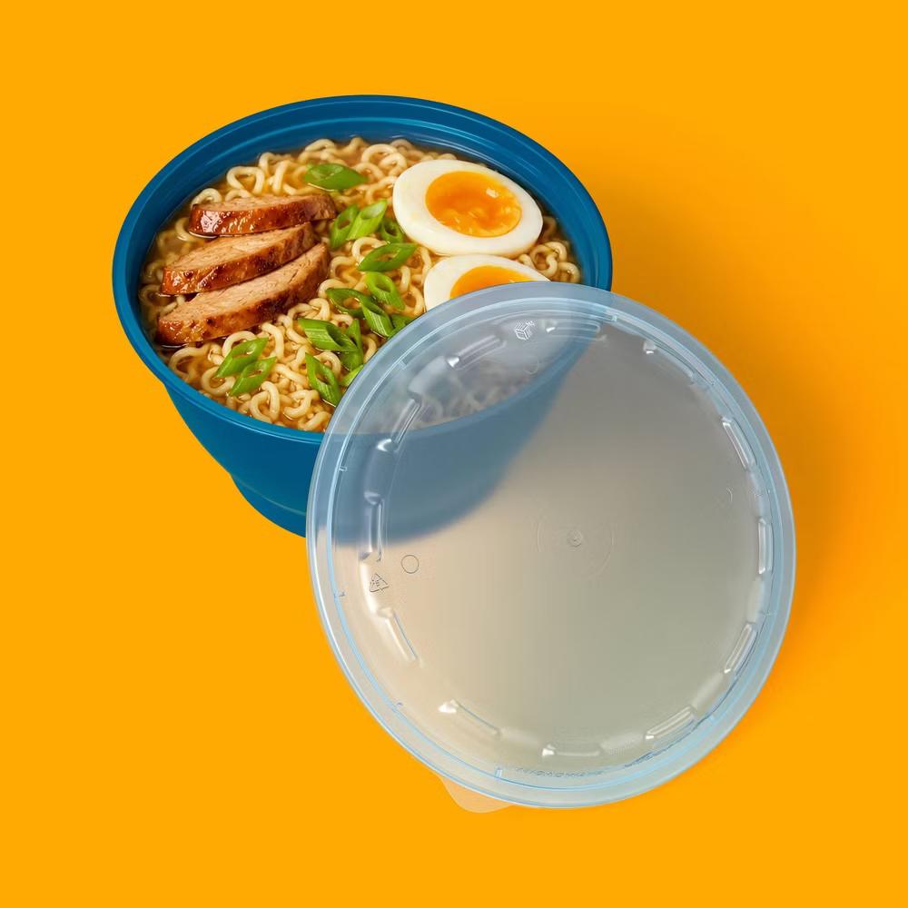 Food Storage Containers Round Ramen Bowl - 42oz/5pk - Teal