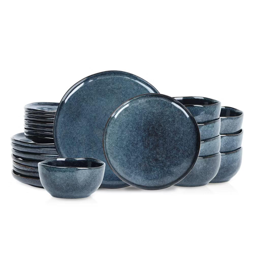 24pc Mirella Stoneware Dinnerware Set - Image 8