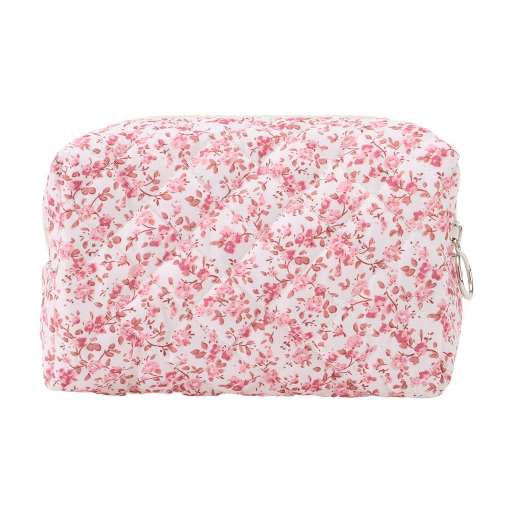 Women Portable Little Flower Pattern Makeup Bag 1 Pc - Image 5