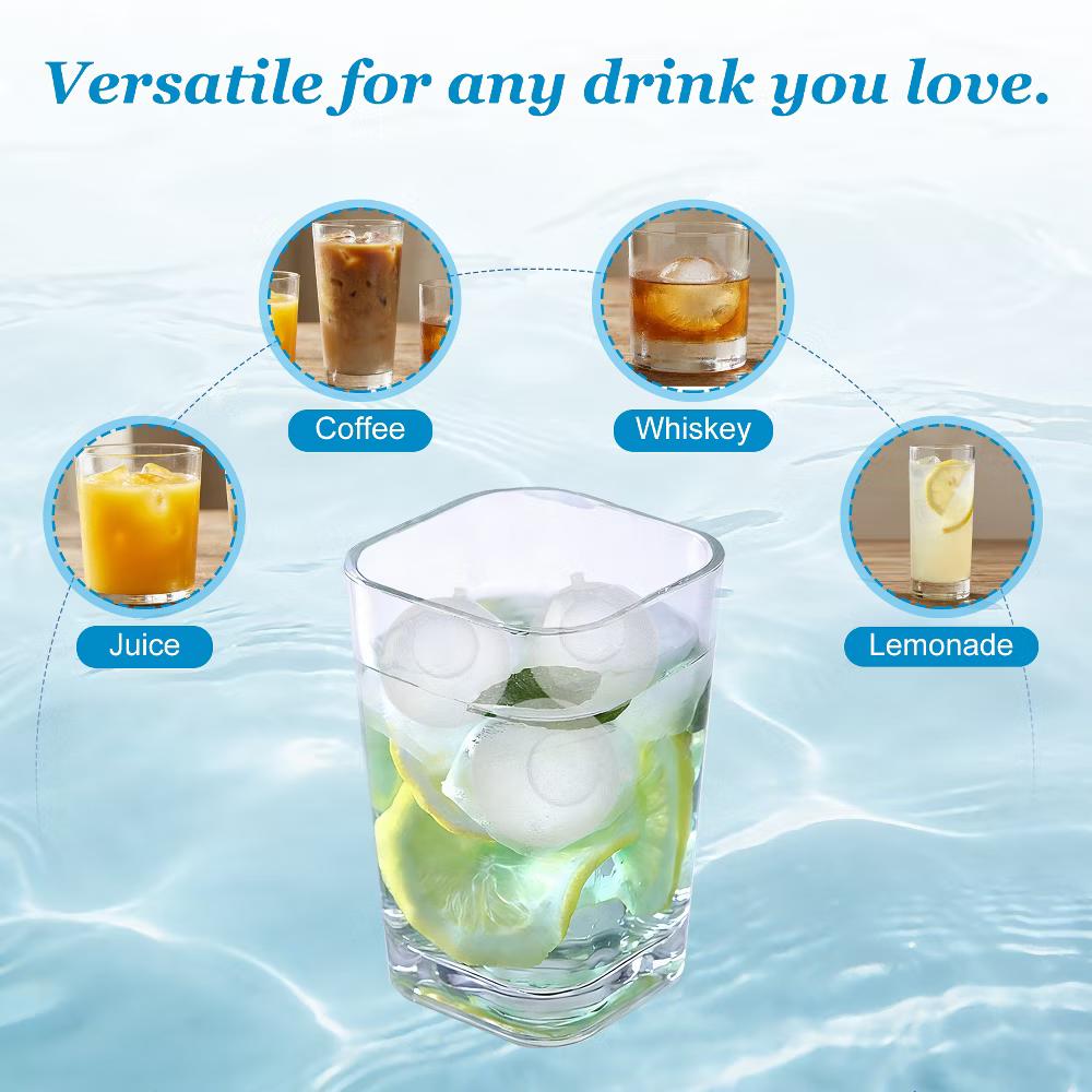 Plastic Durable Reusable Lightweight Ice Cube Tray 2.5 x 2.5 cm/0.98 x 0.98 Inch White 24 Pcs - Image 5