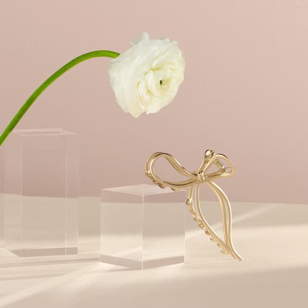 The Hair Edit Gilded Bow Clip - Image 5