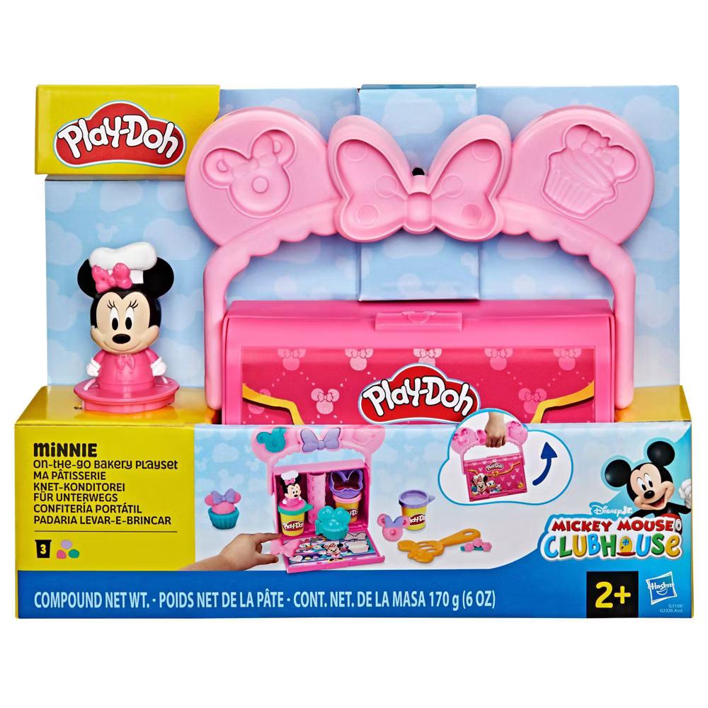 Play-Doh Junior On-the-Go Bakery PlaySet Gifts for Kids Ages 2 and Up - Image 4