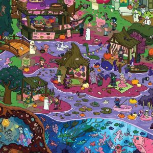 Magic Puzzle Company The Spooky Shire Jigsaw Puzzle - 1000pc