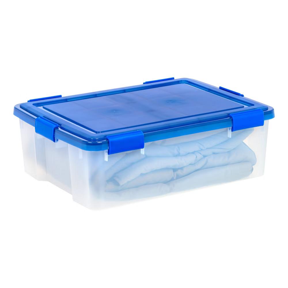 IRIS WeatherPro Plastic Storage Bin with Lid - Image 17
