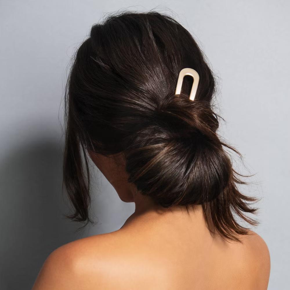The Hair Edit Sleek Chignon French Hair Pin - Gold - Image 5