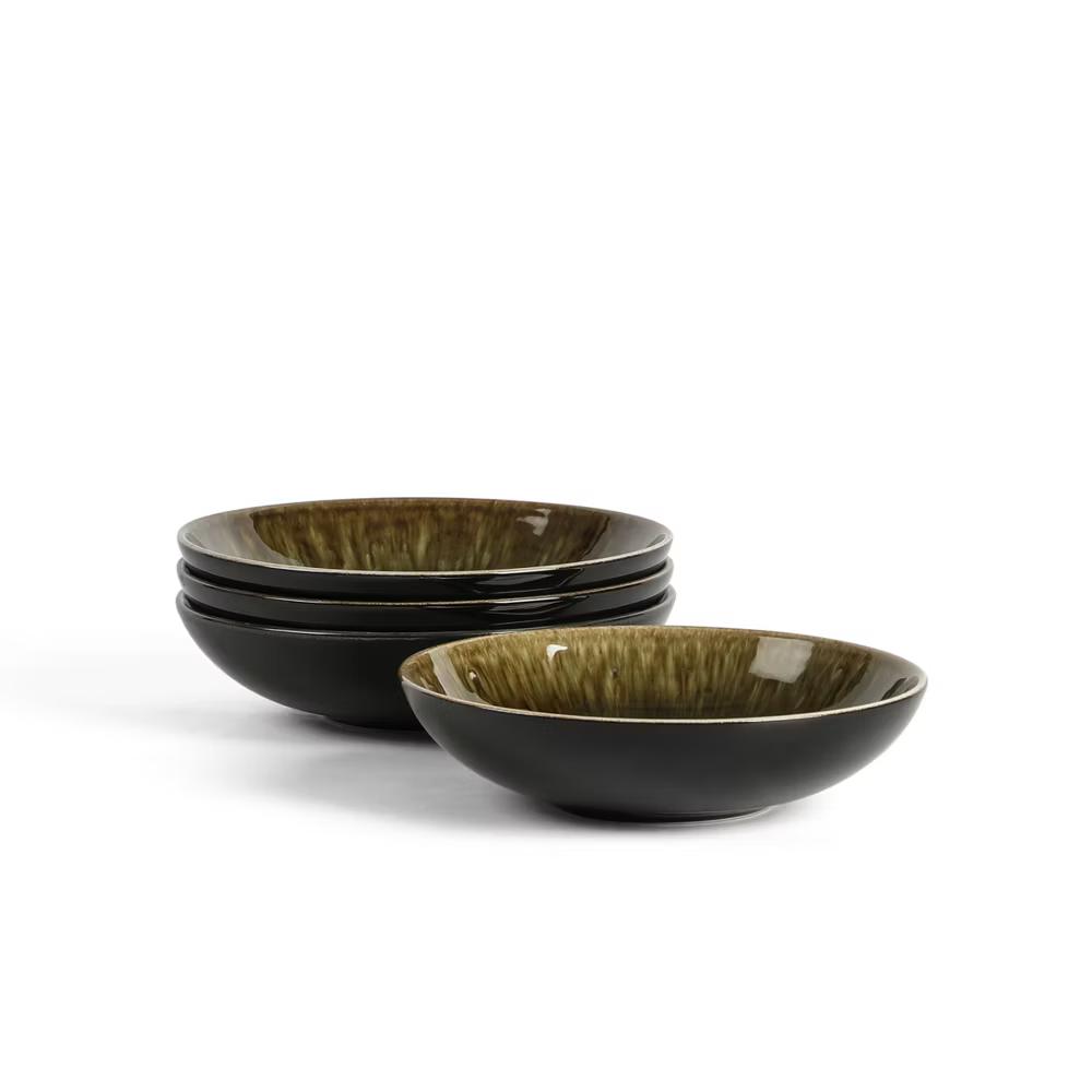 Riley 4-Piece Pasta Bowl Set Stoneware, Service for 4 - Image 4