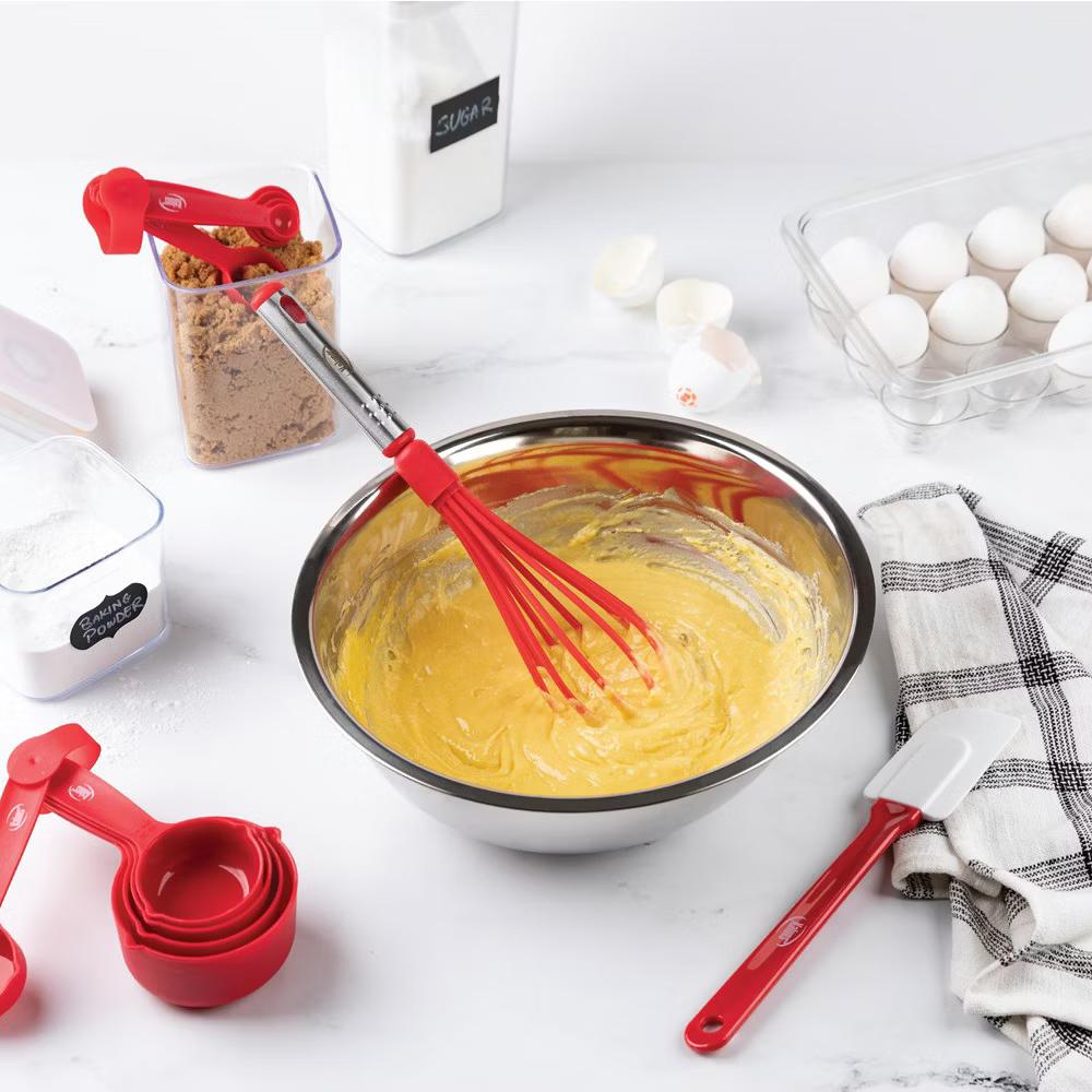 Kitchen Utensils Set, Nylon and Stainless Steel Cooking Utensils, Dishwasher Safe and Heat Resistant Kitchen Tools - Image 3