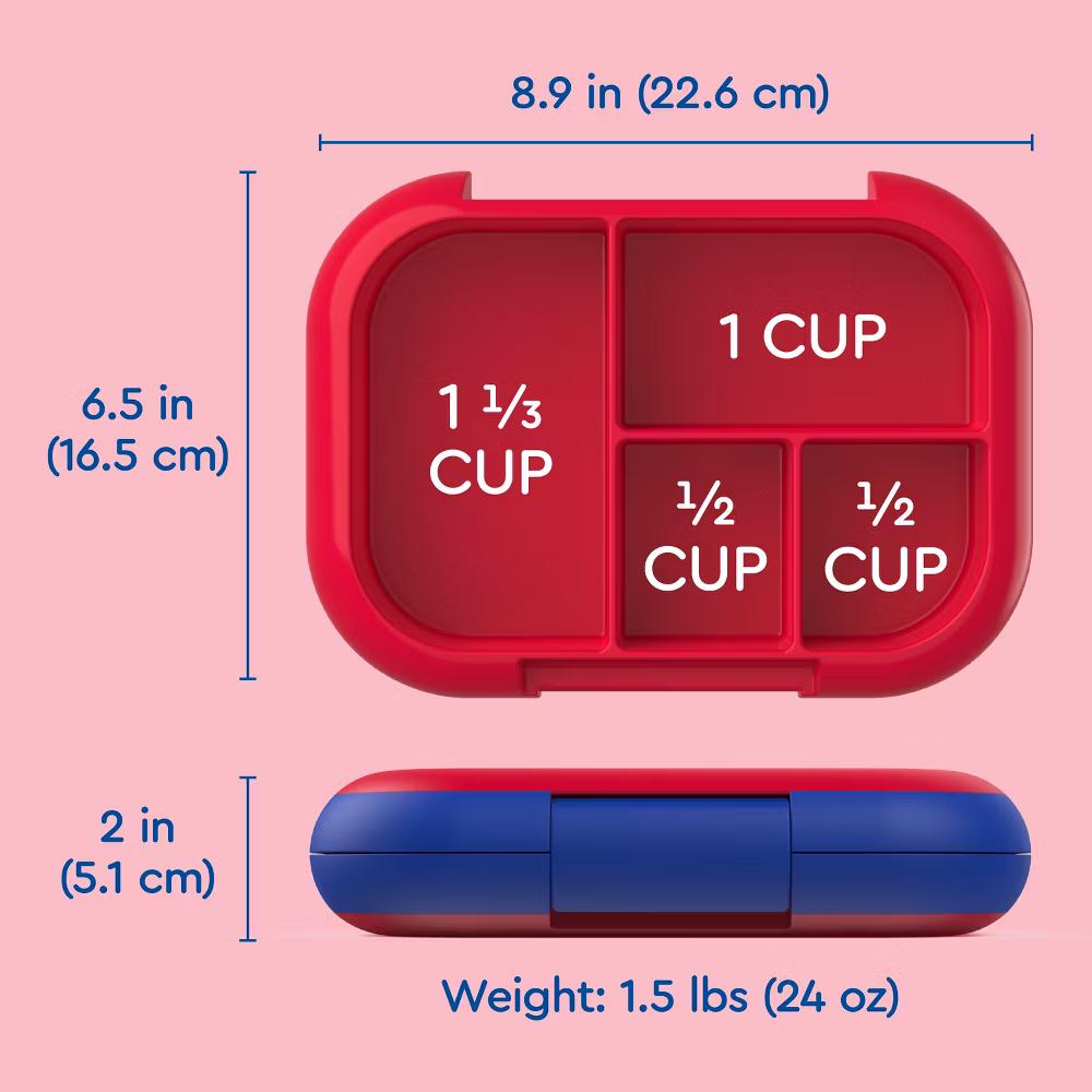 Kids' Chill Lunch Box, Bento-Style Solution, 4 Compartments & Removable Ice Pack - Image 14