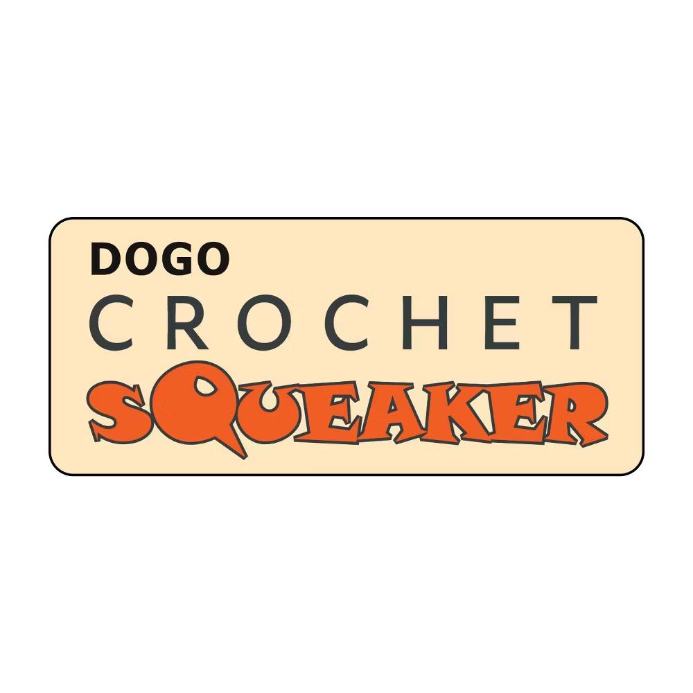 Dogo Pet Fashions Crochet Squeaker Toy - Butterfly