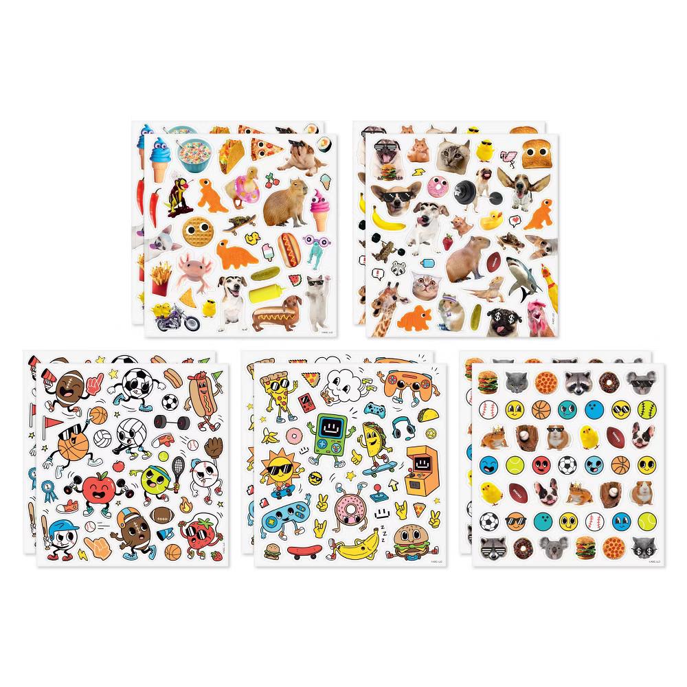 370ct Large Sticker Pad, All-Occasion Boy Trends Mix - Image 3
