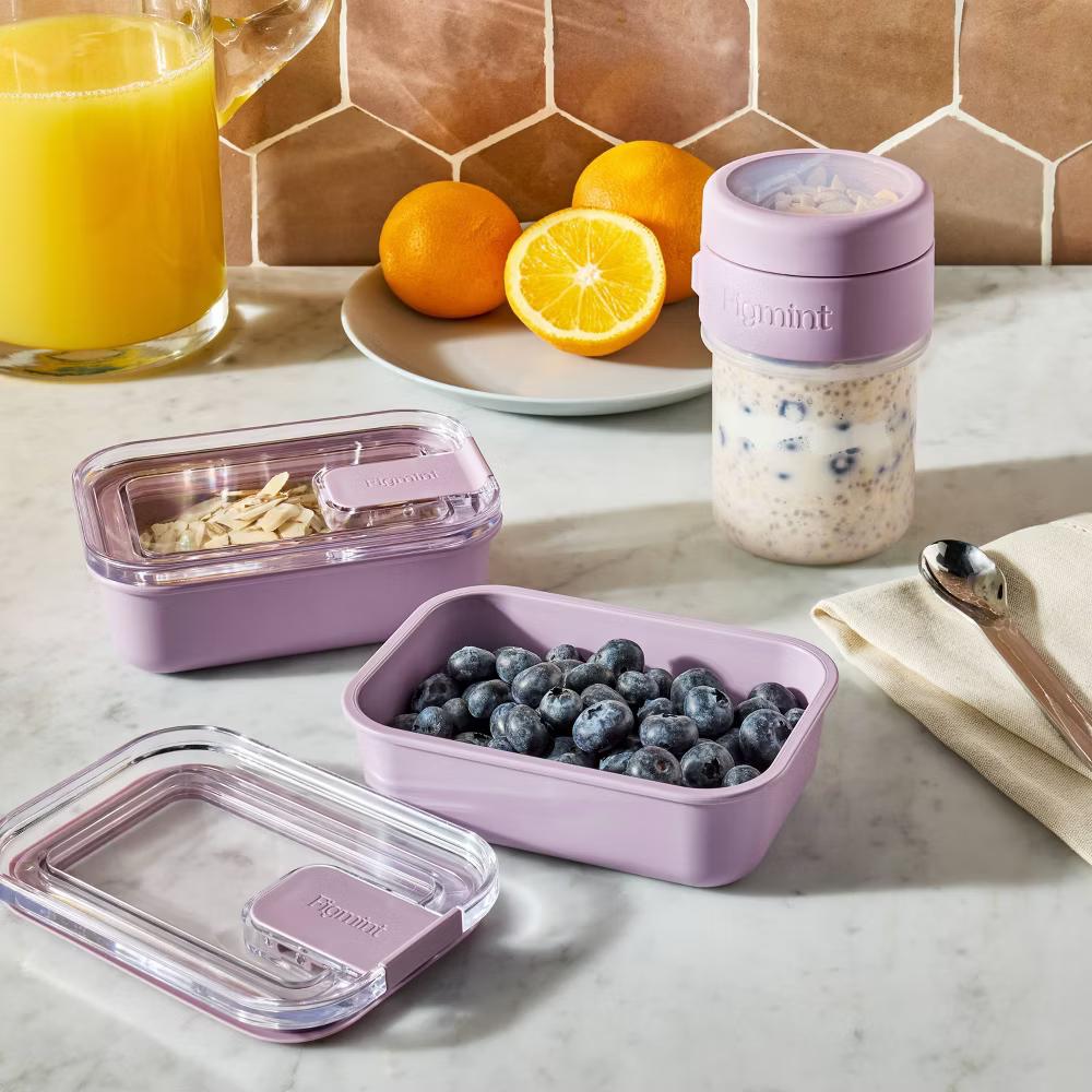 4pc (set of 2) 1c Meal Prep Food Storage Container Set - Image 13