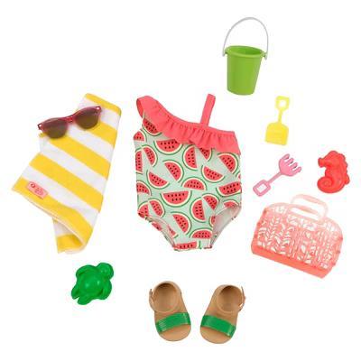 Swimsuit Outfit for 18" Dolls - Slice of Fun - Image 3