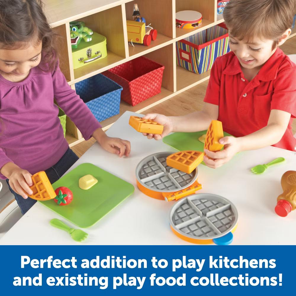 New Sprouts Waffle Time, 14 Piece Set, Ages 18 mos+ - Image 4