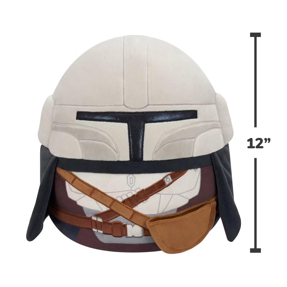 The Mandalorian 12" Mandalorian with 3.5" Grogu Medium Plush Toy - Image 16