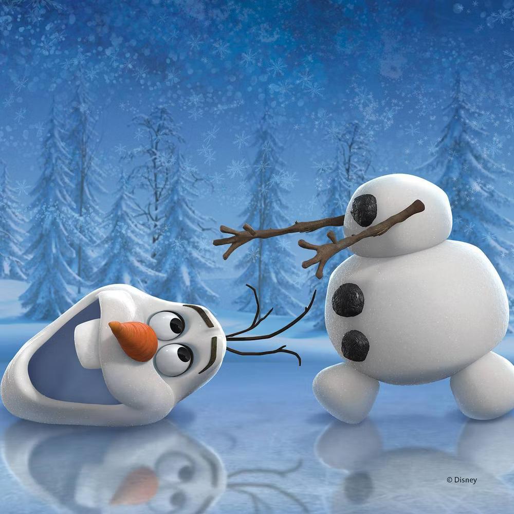 Frozen: Winter Adventures 3x49pc Jigsaw Puzzle Set: Paperboard Puzzle for Creative Thinking, Kids Theme - Image 2