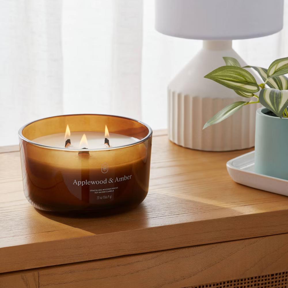 Glass Wooden Wick Jar Candle - Image 94